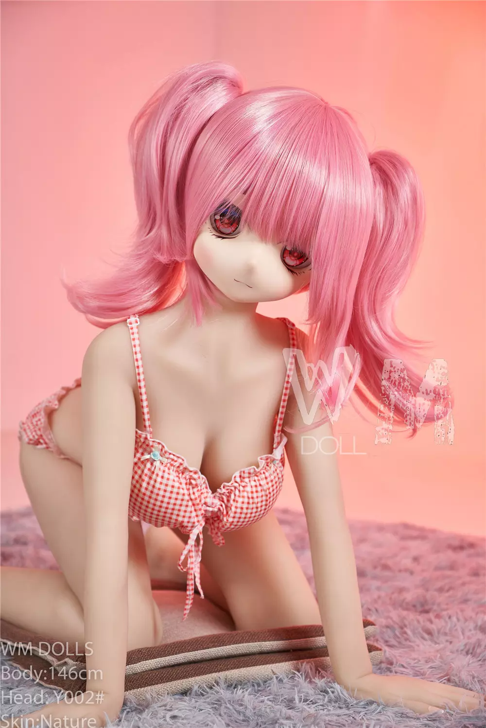 WM S-TPE 146cm Anime TPE Sex Doll with PVC Head #Y003